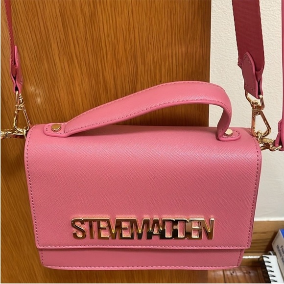 Steve Madden Pink Crossbody Mini Bag Purse - Picture 11 of 13
